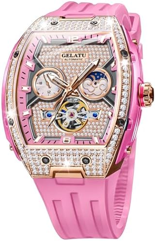 Image of the Womens Automatic Watch Self Winding Original Diamond Luxury Date Ladies Dress Classic Luminous Waterproof Wrist Watches